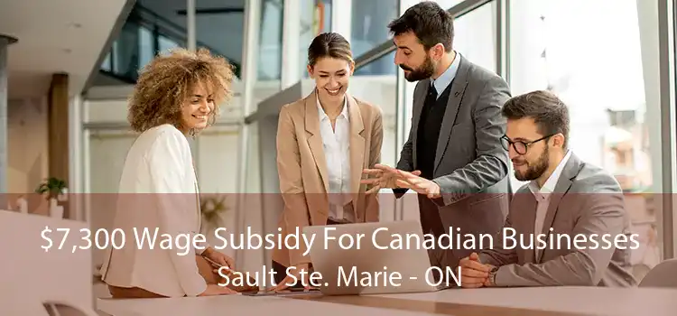 $7,300 Wage Subsidy For Canadian Businesses Sault Ste. Marie - ON